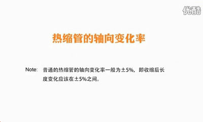 豪门国际 - 热缩管的轴向变化率